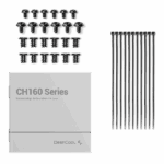 DeepCool Számítógépház - CH160 (fekete, Mini-ITX, 2xUSB3.0, Type-C, fekete) - Image 11