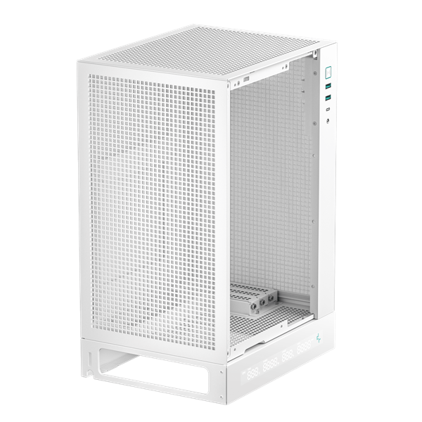 DeepCool Számítógépház - CH170 DIGITAL WH (fekete, Mini-ITX, 2xUSB3.0, Type-C, fehér) - Image 14