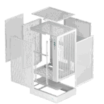 DeepCool Számítógépház - CH170 DIGITAL WH (fekete, Mini-ITX, 2xUSB3.0, Type-C, fehér) - Image 18