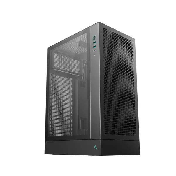 DeepCool Számítógépház - CH170 PLUS (Micro-ATX/Mini-ITX, 2xUSB3.0, Type-C, fekete) - Image 2