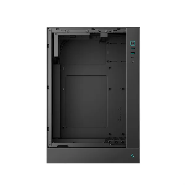 DeepCool Számítógépház - CH170 PLUS (Micro-ATX/Mini-ITX, 2xUSB3.0, Type-C, fekete) - Image 5