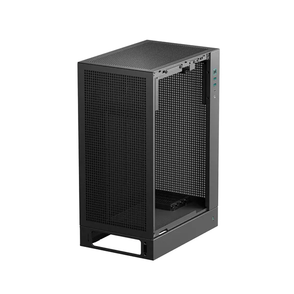 DeepCool Számítógépház - CH170 PLUS (Micro-ATX/Mini-ITX, 2xUSB3.0, Type-C, fekete) - Image 7