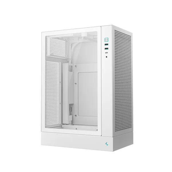 DeepCool Számítógépház - CH170 PLUS WH (Micro-ATX/Mini-ITX, 2xUSB3.0, Type-C, fehér) - Image 3