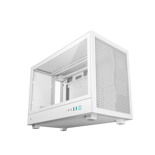 DeepCool Számítógépház - CH260 WH (fekete, Mini-ITX/Micro ATX (BTF), 2xUSB3.0, Type-C, fehér) - Image 2