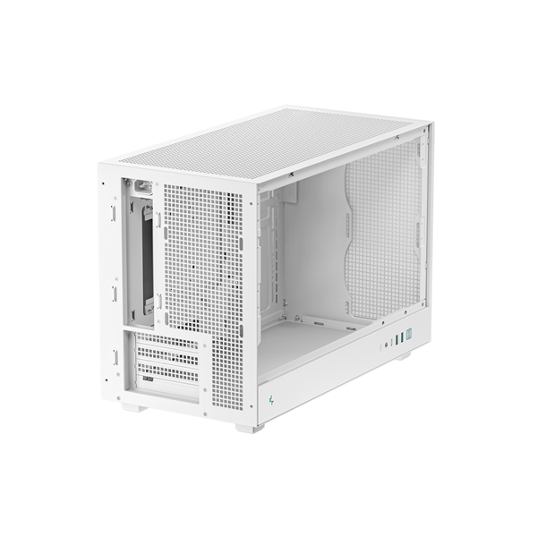 DeepCool Számítógépház - CH260 WH (fekete, Mini-ITX/Micro ATX (BTF), 2xUSB3.0, Type-C, fehér) - Image 7