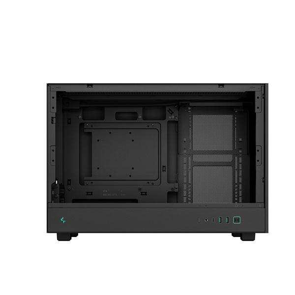 DeepCool Számítógépház - CH260 (fekete, Mini-ITX/Micro ATX (BTF), 2xUSB3.0, Type-C, fekete) - Image 5