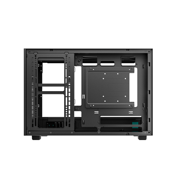 DeepCool Számítógépház - CH260 (fekete, Mini-ITX/Micro ATX (BTF), 2xUSB3.0, Type-C, fekete) - Image 6