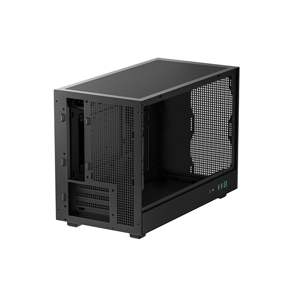 DeepCool Számítógépház - CH260 (fekete, Mini-ITX/Micro ATX (BTF), 2xUSB3.0, Type-C, fekete) - Image 7
