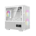 DeepCool Számítógépház - CH360 DIGITAL WH (fekete, 2x14cm +1x12 venti, Mini-ITX / Micro-ATX, 1xUSB3.0, A-RGB, fehér) - Image 2
