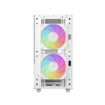 DeepCool Számítógépház - CH360 DIGITAL WH (fekete, 2x14cm +1x12 venti, Mini-ITX / Micro-ATX, 1xUSB3.0, A-RGB, fehér) - Image 4