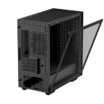 DeepCool Számítógépház - CH370 (fekete, ablakos, 1x12cm ventilátor, Mini-ITX / Micro-ATX, 2xUSB3.0) - Image 2