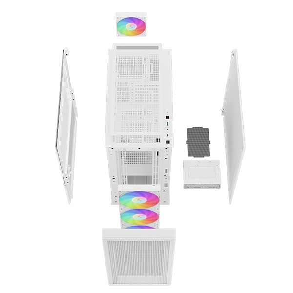 DeepCool CH560 DIGITAL WH Tempered Glass White - Image 23