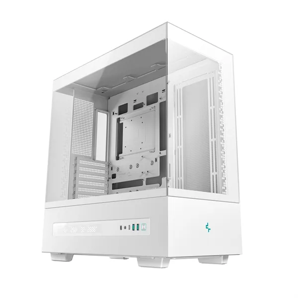 DeepCool Számítógépház - CH690 DIGITAL WH (fehér, ATX, 1xUSB-C, 2xUSB3.0)