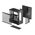 DeepCool Számítógépház - CH690 DIGITAL (fekete, ATX, 1xUSB-C, 2xUSB3.0) - Image 10