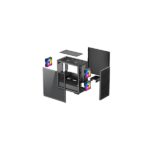 DeepCool Számítógépház - MATREXX 40 3FS (ablakos, 3x LED ventiilátor, mATX, 1xUSB3.0, 1xUSB2.0) - Image 21