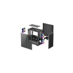 DeepCool Számítógépház - MATREXX 40 3FS (ablakos, 3x LED ventiilátor, mATX, 1xUSB3.0, 1xUSB2.0) - Image 10