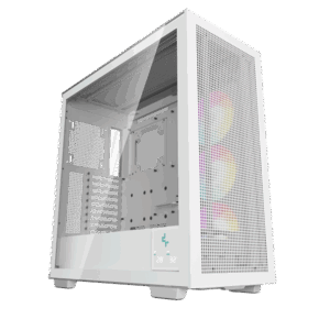 DeepCool Számítógépház - MORPHEUS WH (fehér, moduláris, 3x140mm venti,Mini-ITX /M-ATX /ATX /E-ATX, 4xUSB3.0, 1xUSB-C)