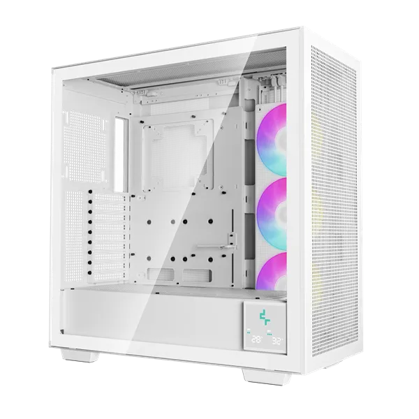 DeepCool Számítógépház - MORPHEUS WH (fehér, moduláris, 3x140mm venti,Mini-ITX /M-ATX /ATX /E-ATX, 4xUSB3.0, 1xUSB-C) - Image 2