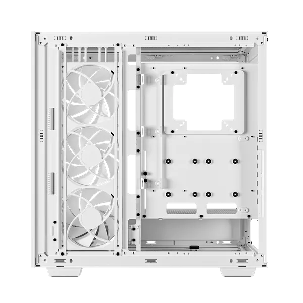 DeepCool Számítógépház - MORPHEUS WH (fehér, moduláris, 3x140mm venti,Mini-ITX /M-ATX /ATX /E-ATX, 4xUSB3.0, 1xUSB-C) - Image 6