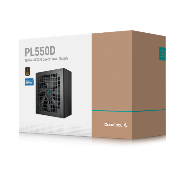 DeepCool Tápegység 550W - PL550-D (80 Plus Bronze, ATX3.0, Aktív PFC, 12cm ) - Image 9