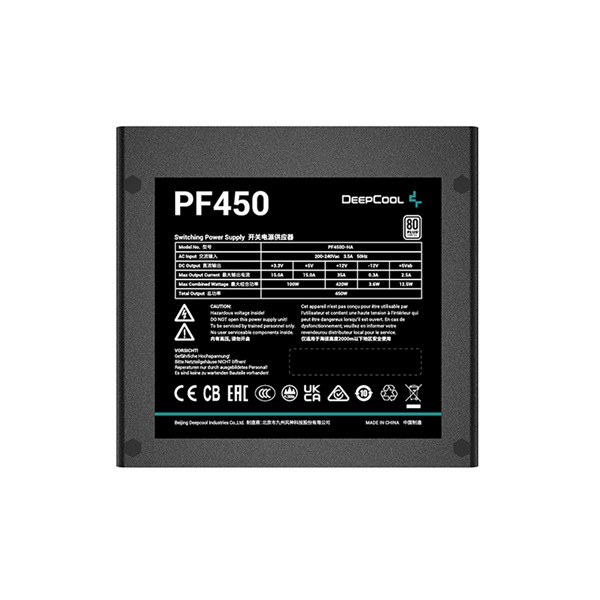 DeepCool_Tapegyseg_600W_-_PF450_Aktiv_PFC_Full_Modularis_12cm_-i329747.jpg DeepCool Tápegység 450W - PF450 (80 Plus, Aktív PFC, 12cm ) - Image 4