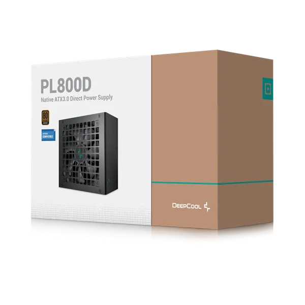 DeepCool Tápegység 800W - PL800-D (80 Plus Bronze, ATX3.1, Aktív PFC, 12cm ) - Image 9