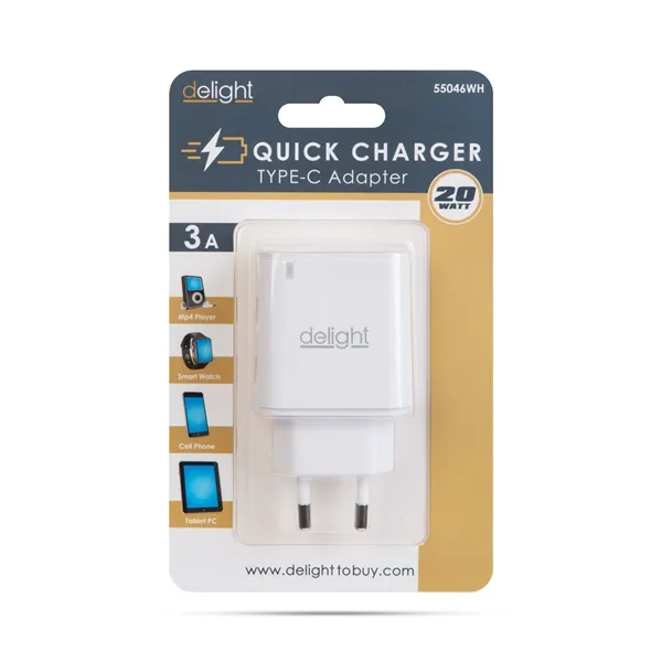 Delight USB Type-C Adapter White - Image 5