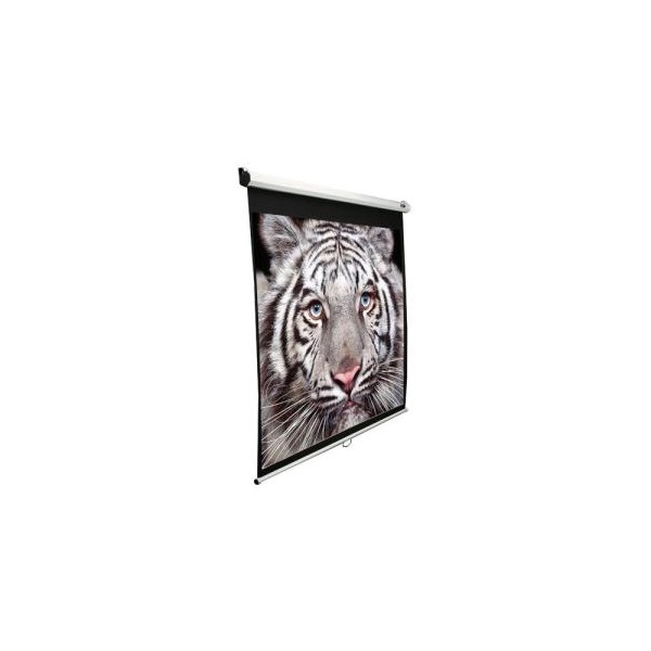 EliteScreens 92" (16:9) manuális fali vászon M92XWH (204 x 115 cm, Fehér váz) - Image 1