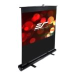 EliteScreens 60" (4:3) hordozható manuális pull up vászon F60NWV (122 x 91 cm, Fekete váz) - Image 4