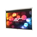 EliteScreens 84" (16:9) manuális fali vászon M84NWH (185 x 104 cm, Fehér váz)
