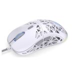 Endorfy Egér - LIV Onyx White (Honeycomb, 8000 DPI, ARGB, PixArt PAW3311, optikai, 1,8m, fehér) - Image 5