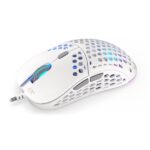 Endorfy Egér - LIX Plus Onyx (Honeycomb, 19 000 DPI, ARGB, PixArt chip, optikai, 1,8m, fehér) - Image 2