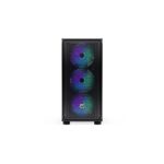 Endorfy Számítógépház - Arx 700 ARGB (ATX /micro ATX/ITX, 1xUSB-C, 2xUSB3.0, 4x14cm LED ventilátor, ablakos, fekete) - Image 11