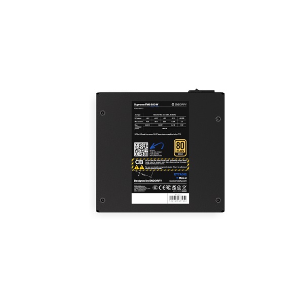 Endorfy Tápegység - Supremo FM6 Gold 850 W (80+ Gold, ATX 3.1, 12cm, fekete) - Image 3