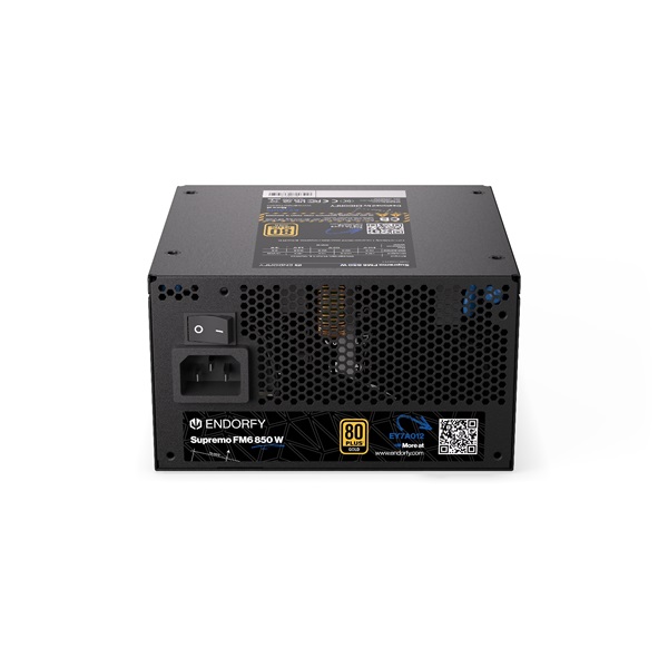 Endorfy Tápegység - Supremo FM6 Gold 850 W (80+ Gold, ATX 3.1, 12cm, fekete) - Image 4