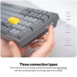 Endorfy Wireless Billentyűzet - Celeris 1800 (RGB, Gateron Yellow Switch, mechanikus, 100 gomb, US) - Image 5