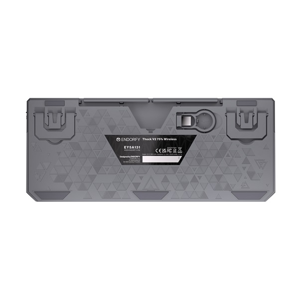Endorfy_Wireless_Billentyuzet_-_ThockV2_75-i506611.jpg Endorfy Wireless Billentyűzet - Thock V2 75% (RGB, Gateron Yellow Switch, mechanikus, 82 gomb, US) - Image 6
