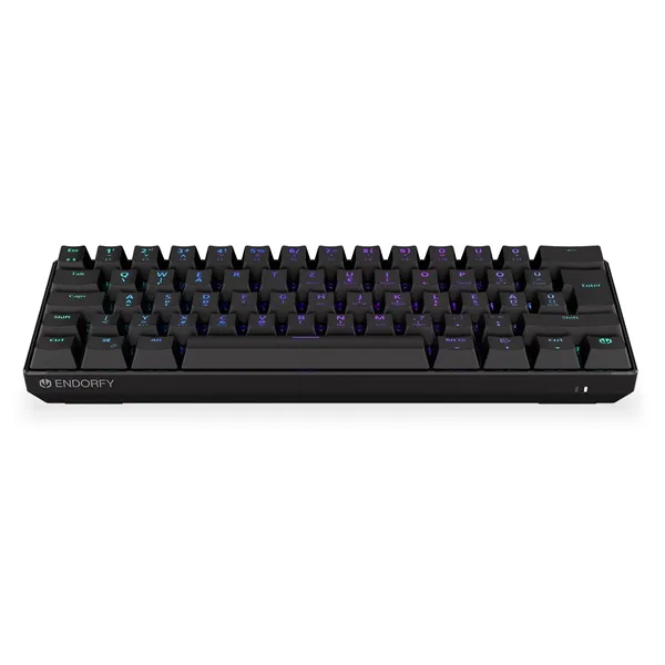 Endorfy Wireless Billentyűzet - Thock Compact (RGB, Kailh Red Switch, mechanikus, 61 gomb, HU, fekete) - Image 12