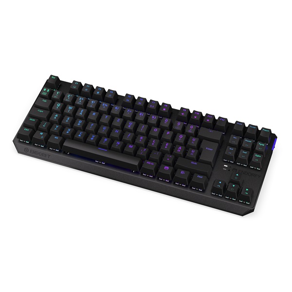 Endorfy Wireless Billentyűzet - Thock TKL (RGB Kailh Red Switch, mechanikus, 87 gomb, HU, fekete) - Image 2