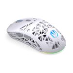 Endorfy Wireless Egér - LIV Plus Onyx White (Honeycomb, 26 000 DPI, ARGB, PixArt PAW3395, optikai, fehér) + dokkoló - Image 3