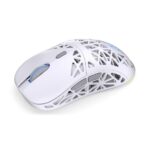 Endorfy Wireless Egér - LIV Plus Onyx White (Honeycomb, 26 000 DPI, ARGB, PixArt PAW3395, optikai, fehér) + dokkoló - Image 5