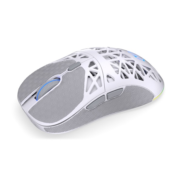 Endorfy Wireless Egér - LIV Plus Onyx White (Honeycomb, 26 000 DPI, ARGB, PixArt PAW3395, optikai, fehér) + dokkoló - Image 6