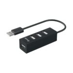 Equip-Life USB Hub - 128955 (4 Port, USB2.0, USB tápellátás, kompakt dizájn, fekete) - Image 4