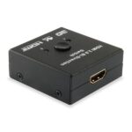 Equip HDMI Switch - 332723 (1x Bemenet, 2x Kimenet, két irányú jelátvitel, fekete) - Image 2
