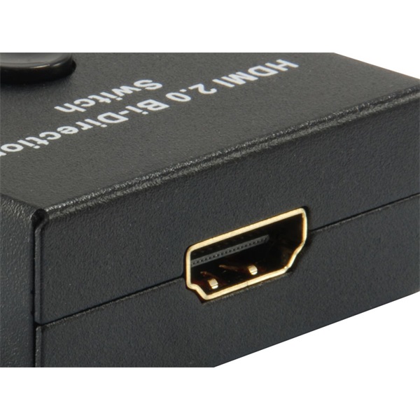 Equip HDMI Switch - 332723 (1x Bemenet, 2x Kimenet, két irányú jelátvitel, fekete) - Image 5