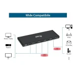 Equip HDMI Video-Splitter - 332717 (4 port, HDMI2.0, 3D, 4K/60Hz, HDR/HDCP Ready, fekete) - Image 6