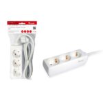 Equip Hálózati Elosztó - 245550 (3 Schuko, Max.: 3500W, 1,5m kábel, fehér) - Image 5