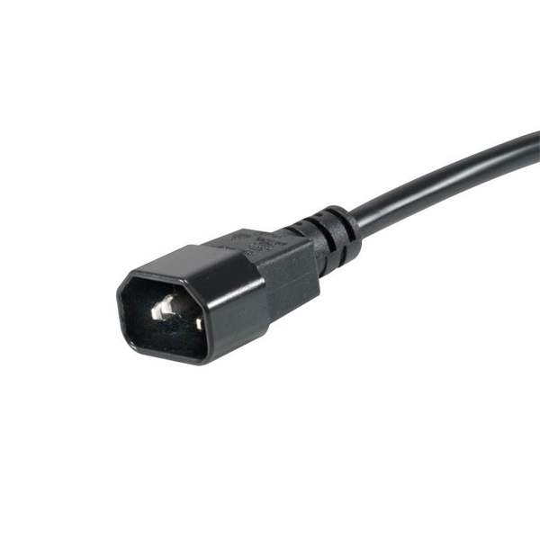 Equip Hálózati Elosztó - 333286 (C14, 8 Schuko, Rack 1U, 1,8m kábel, fekete) - Image 4