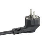 Equip Hálózati Elosztó - 333293 (Schuko, 8 Schuko, Rack 1U, 1,8m kábel, aluminium, fekete) - Image 5