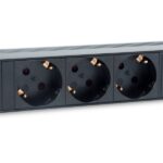 Equip Hálózati Elosztó - 333299 (Schuko, 3 Schuko, Rack 10", 1,8m kábel, fekete) - Image 2